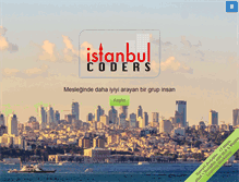 Tablet Screenshot of istanbulcoders.org